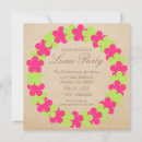 Recherche de lei invitations Luau