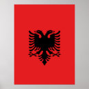 Suche nach tirana albanien poster Flagge