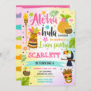 Recherche de hawaiian luau invitations Hawaiien