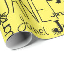 Recherche de noir et jaune papier cadeau Pour tous