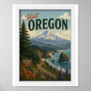 Suche nach vintage oregon poster Reise