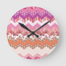 Recherche de zigzag horloges Coloré