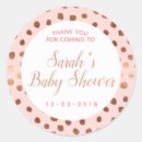 Recherche de polkadots autocollants Rose