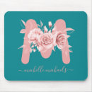 Recherche de fleuristes tapis souris Monogramme