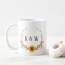 Recherche de sunflower tasses Monogramme