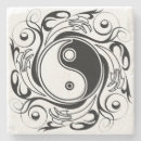 Recherche de yin yang dessous de verres Équilibre