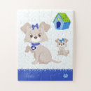 Recherche de arrière plan bleu puzzles Pour enfants