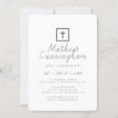 Recherche de première moderne petite communion invitations Religieux