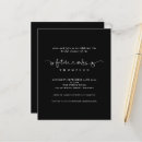 Recherche de black bridal shower invitations Budget