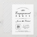 Suche nach schwarz weiße verlobungsparty einladungen Verlobungsfeier