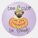 Suche nach halloween mops aufkleber Tricksen oder behandeln