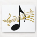 Recherche de note musique tapis souris Clef triple