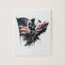 Recherche de pompiers puzzles Drapeau américain