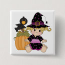 Recherche de sorcière halloween badges Vert