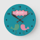 Recherche de chambre à coucher horloges Rose