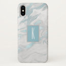 Recherche de marbre gris iphone coques Bleu