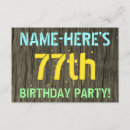 Suche nach 77 geburtstag einladungen Geburtstagsfeier