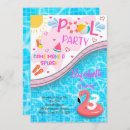 Recherche de flamingo pool party invitations Girl