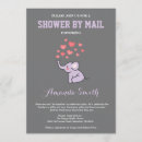 Recherche de purple elephant baby shower invitations Éléphant