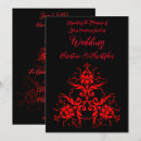 Recherche de damassé rouge invitations Antique