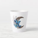 Recherche de papillon bleu tasses Morpho