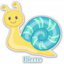 Recherche de escargot vert autocollants Heureux