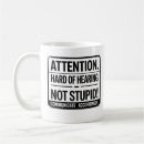 Recherche de sourd tasses Malentendant