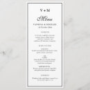 Recherche de cadre mariage menus Élégant