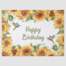 Recherche de sunflower tissue paper Jardin