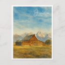 Recherche de jackson hole cartes postales Aquarelle