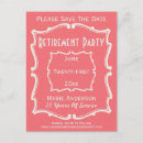 Recherche de chic save the dates Vintage