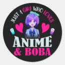 Recherche de animation japonaise autocollants Fille