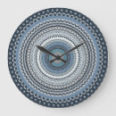 Recherche de mandala bleu horloges Bohème