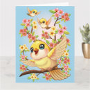 Suche nach glücklicher vogel karten Blume