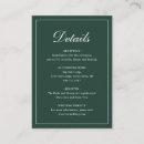 Recherche de verte de forêt invitations Élégant