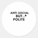 Recherche de antisocial autocollants Anxiété sociale