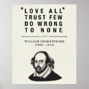 Suche nach william shakespeare poster Zitat