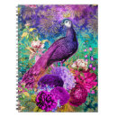 Recherche de paon vintage carnets Rose