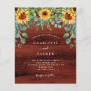 Recherche de tournesol romantique invitations Fleurs