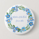 Suche nach blaue blumen buttons Bridesmaid