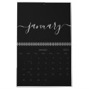 Suche nach minimalist kalender Schwarz und weiß