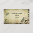 Recherche de libellule bleue cartes visite Affaires