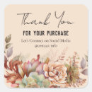 Recherche de produire autocollants Merci