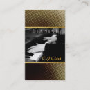 Recherche de pianiste cartes visite Divertissement