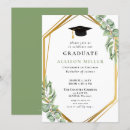 Recherche de eucalyptus graduation invitations Collège