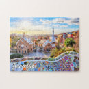 Recherche de guell de parc puzzles Barcelone