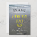 Recherche de plage sablonneuse invitations Fête d'anniversaire de plage