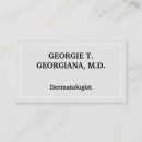 Recherche de dermatologue cartes visite Médecin de famille