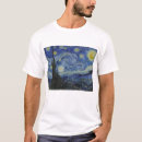 Recherche de nuit étoilée vincent van gogh tshirts Impressionniste