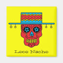 Recherche de sombrero mexicain magnets Crâne à sucre